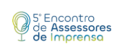 Logo da 5° Encontro de Assessores de Imprensa dos Municípios de Mato Grosso